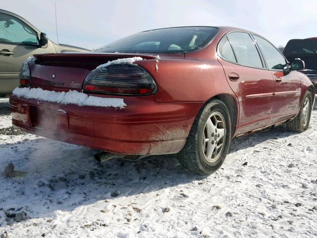 1G2WK52J73F141628 - 2003 PONTIAC GRAND PRIX RED photo 4