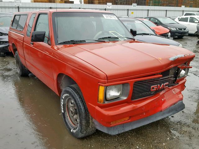 1GTCS19R9M8547273 - 1991 GMC SONOMA RED photo 1