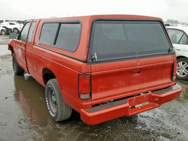 1GTCS19R9M8547273 - 1991 GMC SONOMA RED photo 3