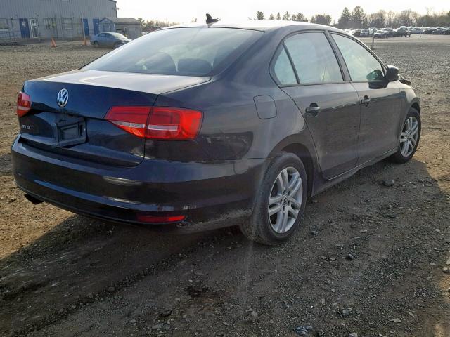 3VW2K7AJ0FM242339 - 2015 VOLKSWAGEN JETTA BASE 黑色 照片 4