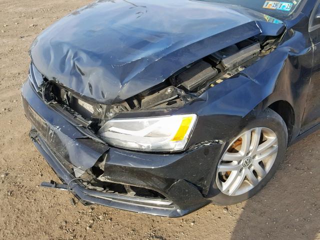 3VW2K7AJ0FM242339 - 2015 VOLKSWAGEN JETTA BASE 黑色 照片 9