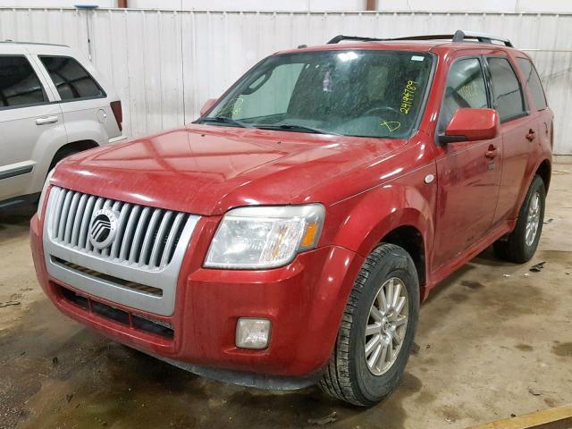 4M2CU97G19KJ15095 - 2009 MERCURY MARINER PR RED photo 2