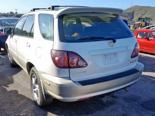 JT6HF10UXY0124211 - 2000 LEXUS RX 300 WHITE photo 3