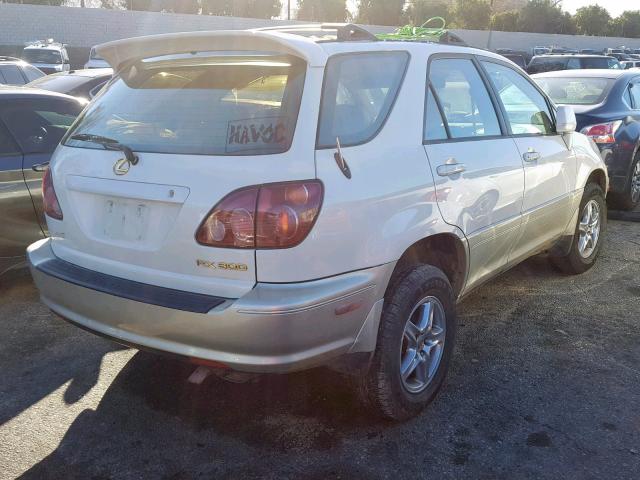 JT6HF10UXY0124211 - 2000 LEXUS RX 300 WHITE photo 4