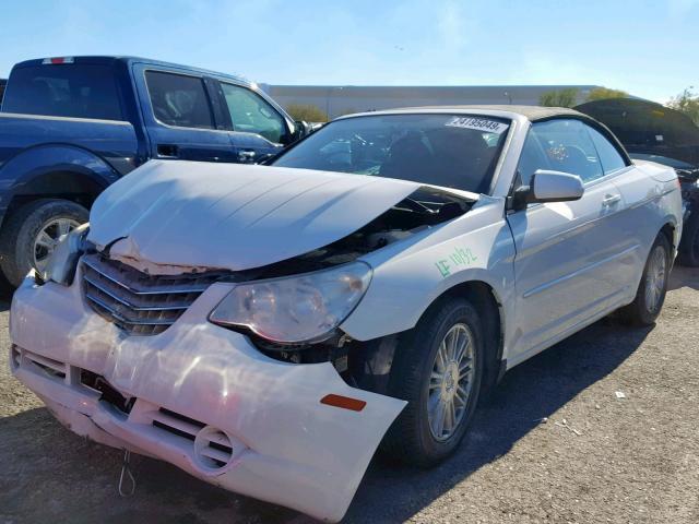 1C3LC55R38N279889 - 2008 CHRYSLER SEBRING TO WHITE photo 2