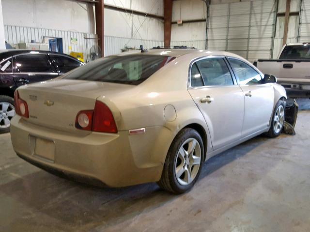 1G1ZG57B79F207401 - 2009 CHEVROLET MALIBU LS ოქროსფერი ფოტო 4
