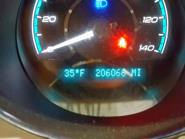 1G1ZG57B79F207401 - 2009 CHEVROLET MALIBU LS ოქროსფერი ფოტო 8