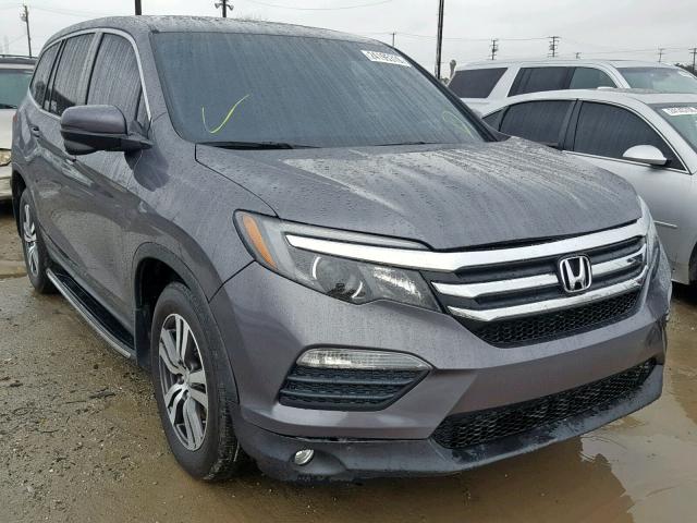 5FNYF5H76GB021494 - 2016 HONDA PILOT EXLN GRAY photo 1