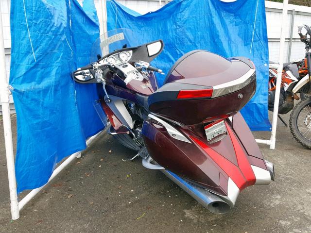 5VPSD36D083005994 - 2008 VICTORY MOTORCYCLES VISION DEL BURGUNDY photo 3
