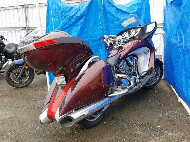 5VPSD36D083005994 - 2008 VICTORY MOTORCYCLES VISION DEL BURGUNDY photo 4