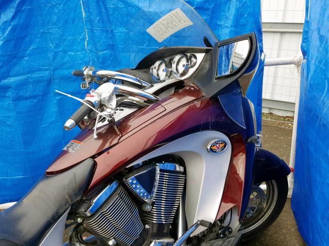 5VPSD36D083005994 - 2008 VICTORY MOTORCYCLES VISION DEL BURGUNDY photo 5