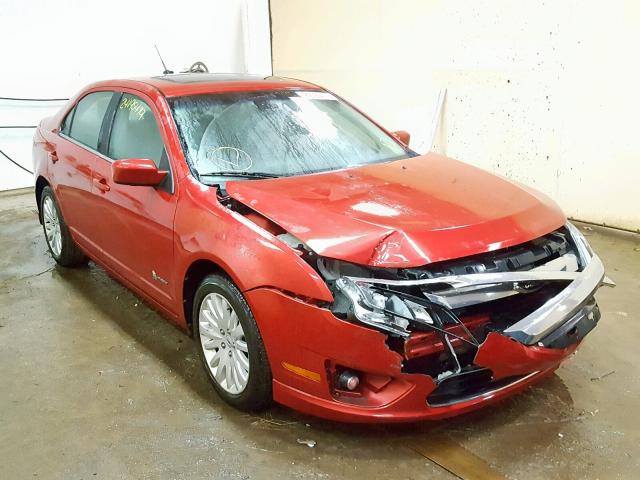 3FADP0L39BR121217 - 2011 FORD FUSION HYB RED photo 1