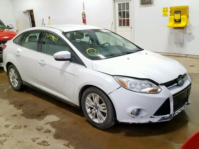 1FAHP3H2XCL134853 - 2012 FORD FOCUS SEL WHITE photo 1