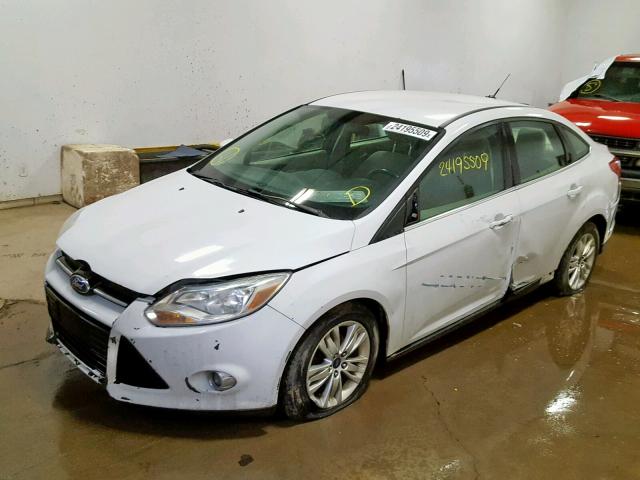 1FAHP3H2XCL134853 - 2012 FORD FOCUS SEL WHITE photo 2