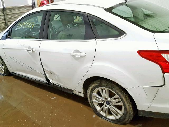 1FAHP3H2XCL134853 - 2012 FORD FOCUS SEL WHITE photo 9