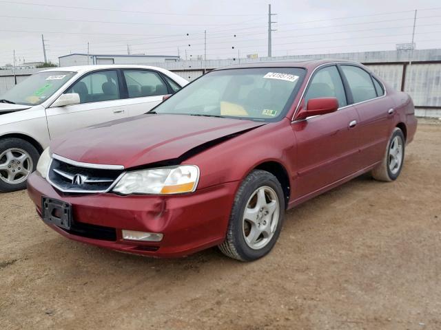 19UUA56653A047371 - 2003 ACURA 3.2TL RED photo 2