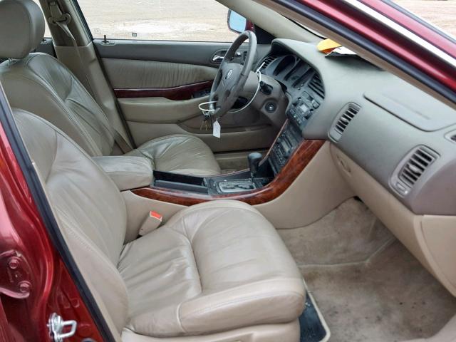 19UUA56653A047371 - 2003 ACURA 3.2TL RED photo 5