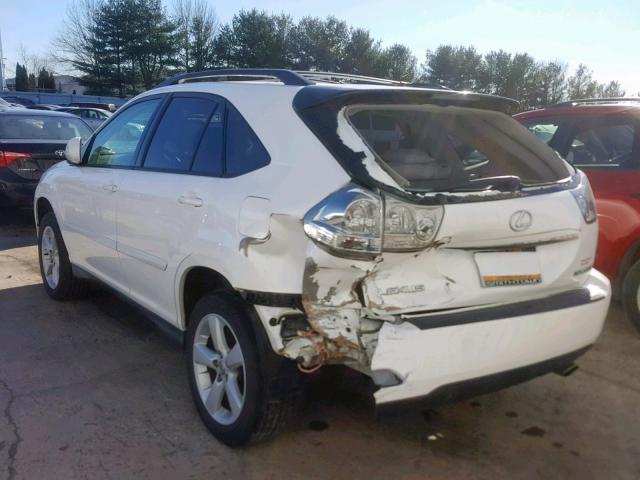 2T2HA31U25C069445 - 2005 LEXUS RX 330 WHITE photo 3