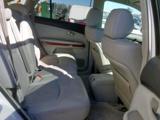 2T2HA31U25C069445 - 2005 LEXUS RX 330 WHITE photo 6