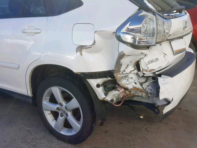 2T2HA31U25C069445 - 2005 LEXUS RX 330 WHITE photo 9