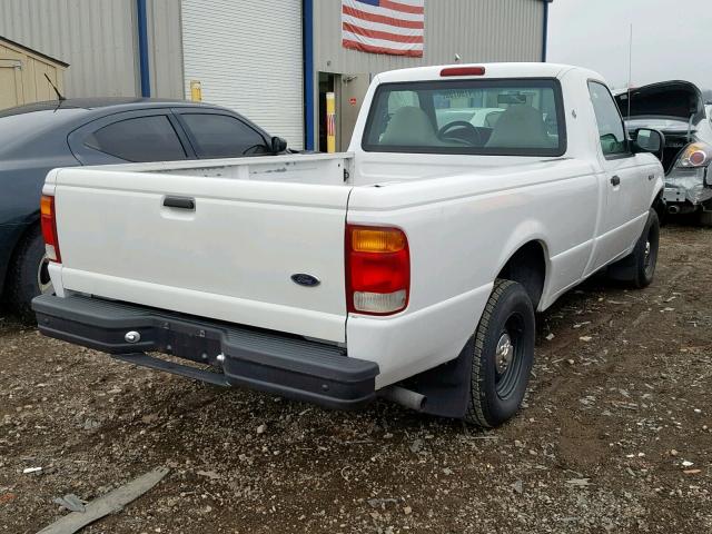 1FTYR10U1WUC20072 - 1998 FORD RANGER WHITE photo 4