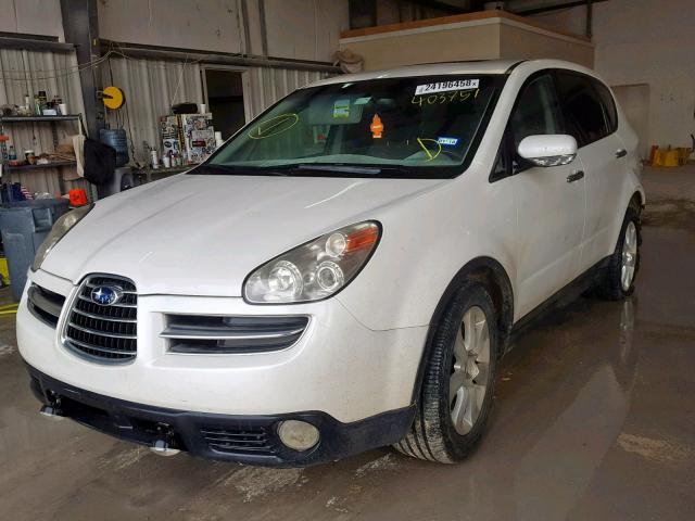 4S4WX85C964403351 - 2006 SUBARU B9 TRIBECA WHITE photo 2