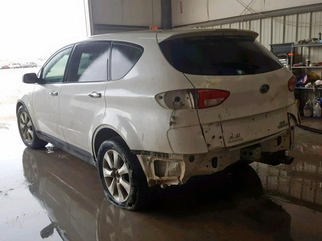 4S4WX85C964403351 - 2006 SUBARU B9 TRIBECA WHITE photo 3