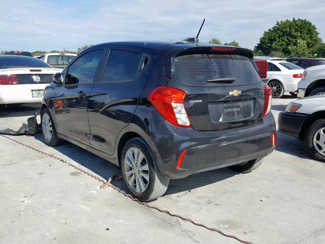 KL8CD6SA4HC812575 - 2017 CHEVROLET SPARK 1LT BLACK photo 3