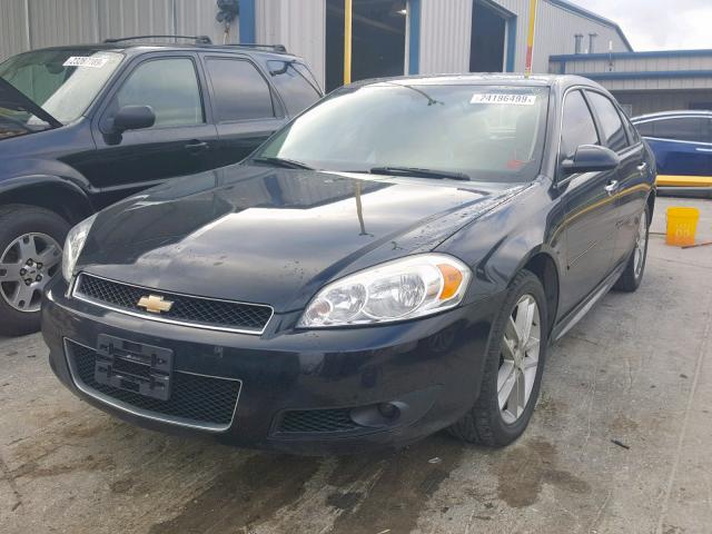 2G1WC5E32E1143554 - 2014 CHEVROLET IMPALA LIM BLACK photo 2