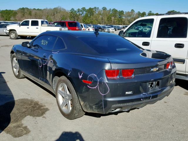 2G1FA1ED7B9136782 - 2011 CHEVROLET CAMARO LS GRAY photo 3