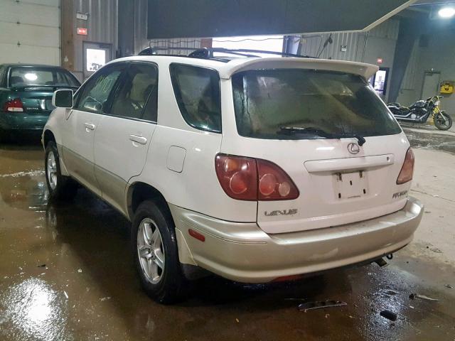 JT6HF10U2Y0143108 - 2000 LEXUS RX 300 WHITE photo 3