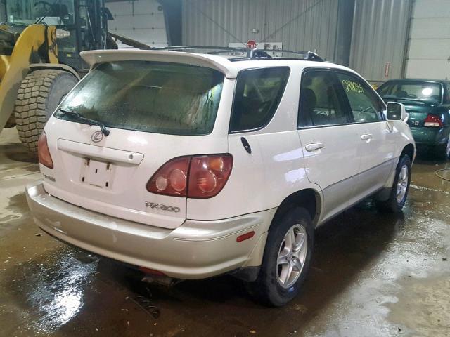 JT6HF10U2Y0143108 - 2000 LEXUS RX 300 WHITE photo 4