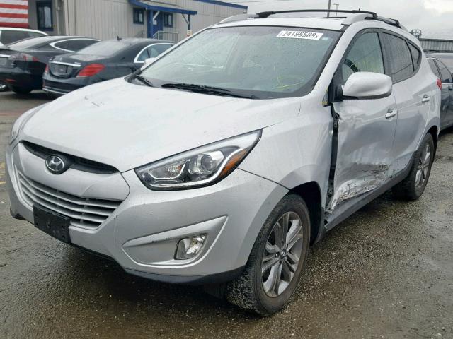 KM8JU3AG0FU993664 - 2015 HYUNDAI TUCSON LIM SILVER photo 2