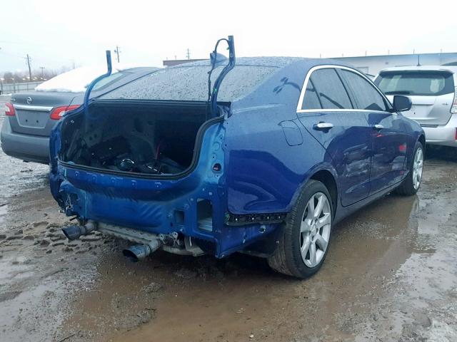 1G6AG5RX8F0113896 - 2015 CADILLAC ATS BLUE photo 4