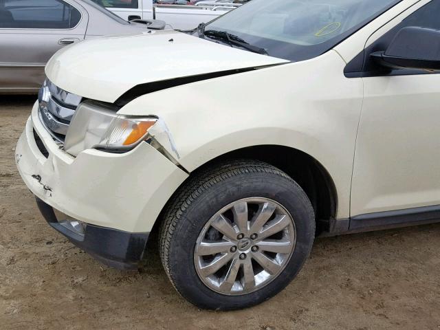 2FMDK38C47BA54613 - 2007 FORD EDGE SEL CREAM photo 9