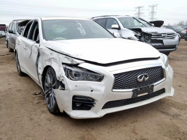 JN1FV7AP3GM421572 - 2016 INFINITI Q50 RED SP WHITE photo 1