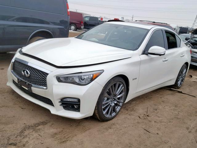 JN1FV7AP3GM421572 - 2016 INFINITI Q50 RED SP WHITE photo 2