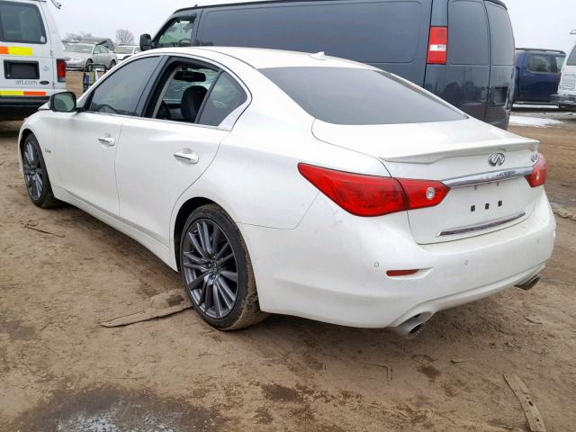 JN1FV7AP3GM421572 - 2016 INFINITI Q50 RED SP WHITE photo 3