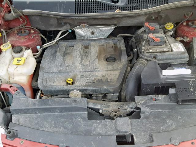 1C4NJDBB5CD604861 - 2012 JEEP COMPASS SP წითელი ფოტო 7