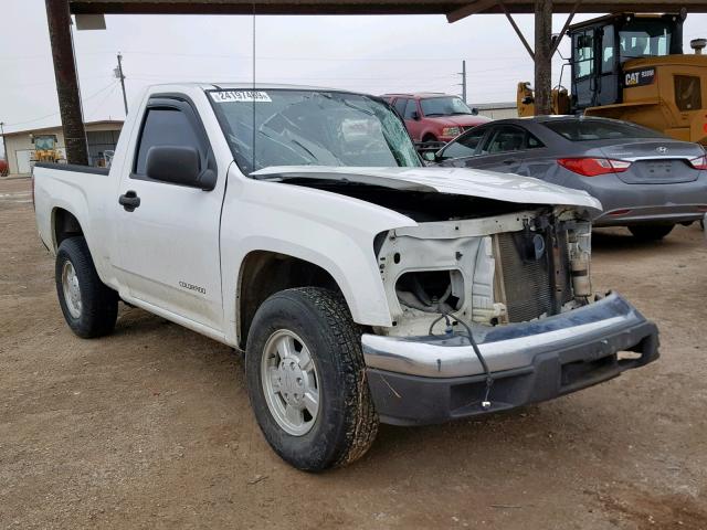 1GCCS146658187622 - 2005 CHEVROLET COLORADO WHITE photo 1