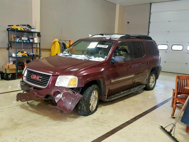 1GKET16S546230488 - 2004 GMC ENVOY XL RED photo 2