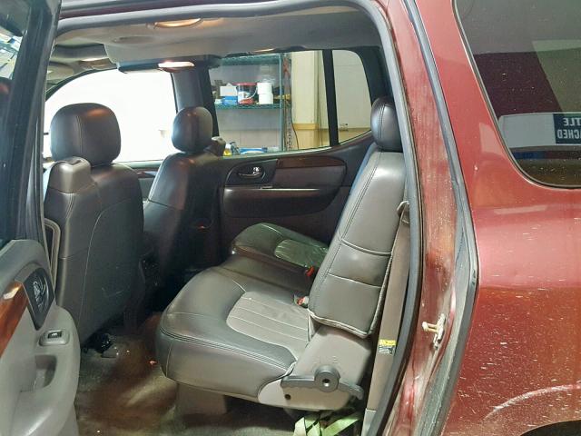 1GKET16S546230488 - 2004 GMC ENVOY XL RED photo 6