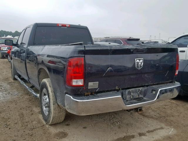 3D7TP2CL3BG578155 - 2011 DODGE RAM 2500 BLACK photo 3