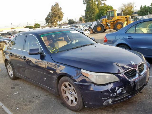 WBANA53574B855275 - 2004 BMW 525 I BLUE photo 1