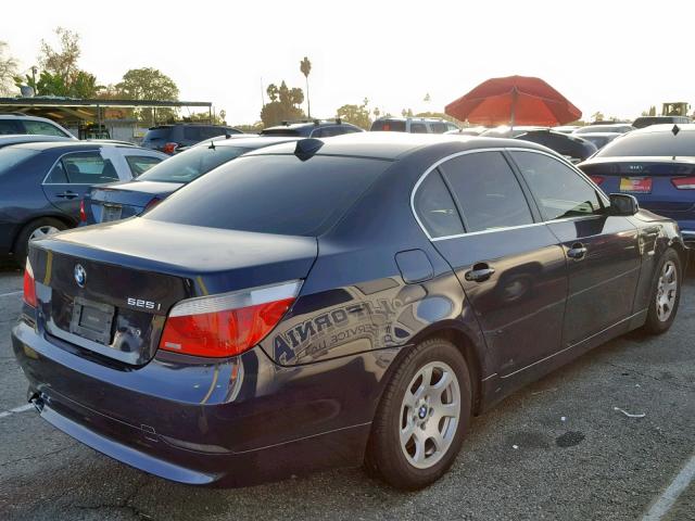 WBANA53574B855275 - 2004 BMW 525 I BLUE photo 4