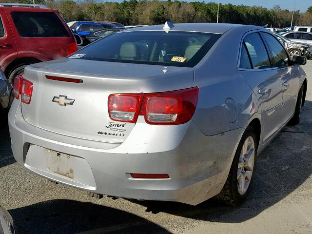 1G11C5SA3DF256059 - 2013 CHEVROLET MALIBU 1LT ვერცხლისფერი ფოტო 4