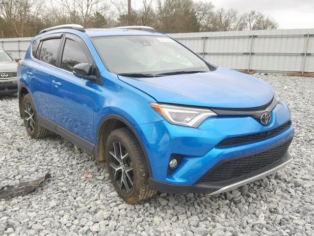 JTMNFREV1GJ065425 - 2016 TOYOTA RAV4 SE BLUE photo 1