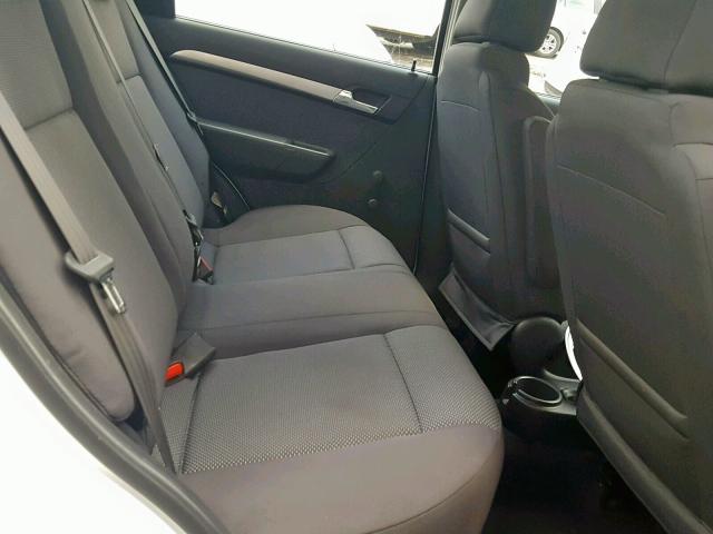 KL1TD5DE6AB048992 - 2010 CHEVROLET AVEO LS WHITE photo 6
