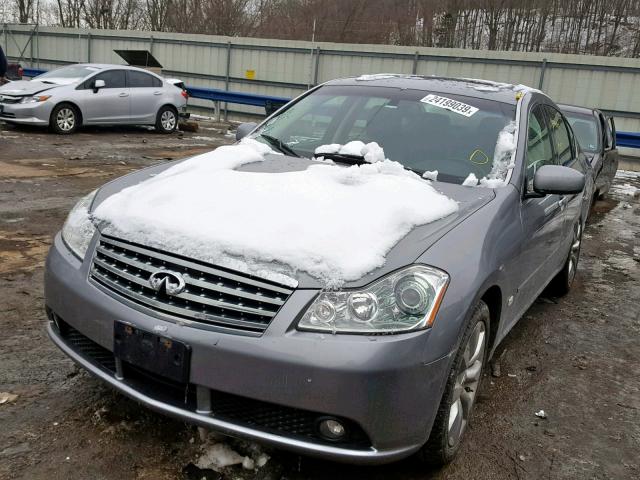 JNKAY01F87M456605 - 2007 INFINITI M35 BASE SILVER photo 2