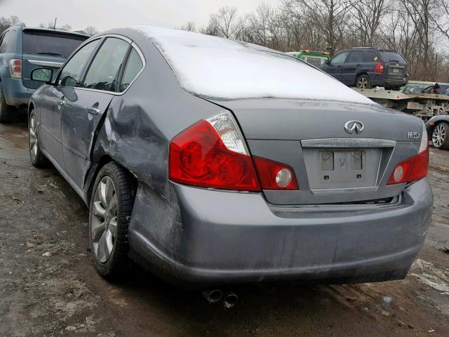 JNKAY01F87M456605 - 2007 INFINITI M35 BASE SILVER photo 3